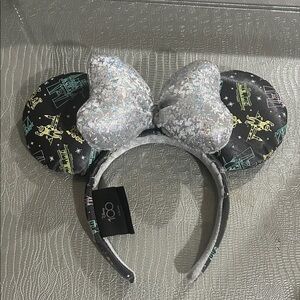 Disney Parks 100 Years of Wonder 2023 Minnie Mouse Ears Headband AUTHENTIC